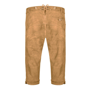 Lederhosen de cuero bávaro para hombre, Lederhosen marrón nuevo, Oktoberfest con bordado, todos los tamaños, grosor ligero - Product Image 2