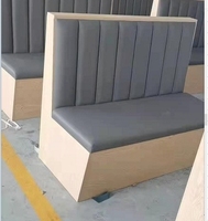 Meubles de restaurant, chaises de salle à manger et ensemble de canapés très brillants pour sièges Booth Cafe