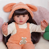 Poupée réaliste pour filles Babeside de 22 pouces, modèle en vinyle peint à la main, jouet miniature en peluche pour la vente en gros et les cadeaux