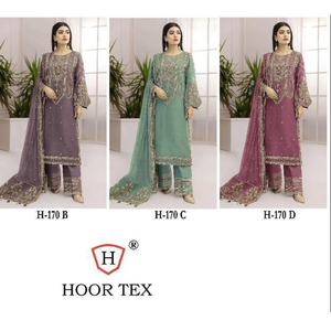 Lanzamiento de una Hermosa Colección de Trajes Indios y Pakistaníes de Falsa Georgette Santoon, Disponible a Precio de Mayoreo en Surat, India - Product Image 2