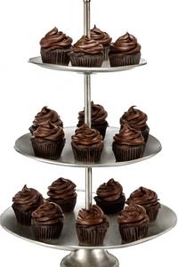 แท่นโลหะสำหรับตกแต่งเค้กสีทองทำให้เค้กและช็อคโกแลตเป็นดาวเด่นของทุกฝ่าย - Product Image 3