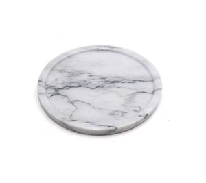 <b>White</b> Marble Chakla with Wooden Belan Premium Handcrafted Rolling <b>Board</b> for Chapati Kitchen Tool Traditional Cooking - Product Image 1