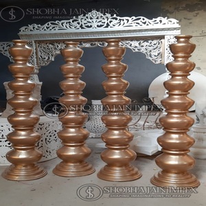 Modern Wooden Matka <b>Stand</b> for Wedding Decor - Product Image 3