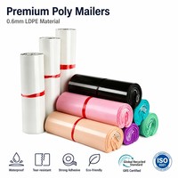 Enveloppes en polyéthylène colorées de 0 à 6 mm d'épaisseur, directement de l'usine - Sacs d'expédition auto-adhésifs imperméables pour les marques de boutiques