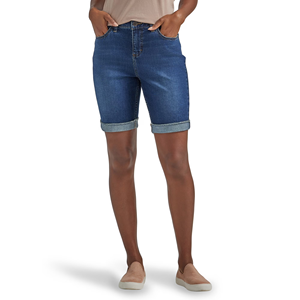 Shorts en jean pour femmes, tendance, best-seller, design personnalisé, lavés, grande taille, coupe régulière, respirant, élasthanne/coton - Product Image 3