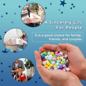 540pcs bunte doppelseitige Origami Lucky Star Papierst reifen Diy Hand Art Crafts für die Dekoration - Product Image 5