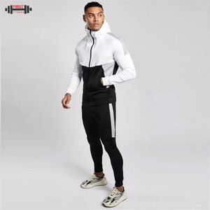 2025 nueva moda de los hombres Casual invierno a prueba de viento de peso pesado chándal personalizado al por mayor Etiqueta Privada Jogger conjuntos de lana - Product Image 5