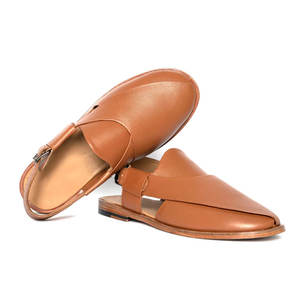 Personalizado hombres Peshawari Chappal nueva moda Peshawari Chappal 100% PU/cuero genuino mejor calidad hombres logotipo personalizado al aire libre PK - Product Image 1