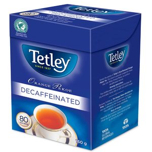 Tetley Orange Pekoe Decaffeinated <b>Tea</b> 80 Decaf <b>Tea</b> Bags 160g - Product Image 6