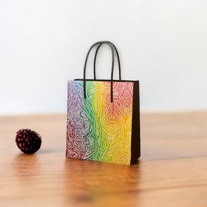 Sacs en papier d'art biodégradables recyclables écologiques pour l'emballage alimentaire de supermarché au micro-ondes personnalisable pour la décoration - Product Image 3