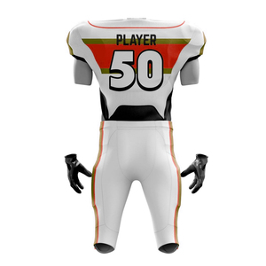 Nombre y número del equipo 100% Camiseta de fútbol americano sublimada Estilo único Los hombres usan camisetas de fútbol americano de moda - Product Image 6