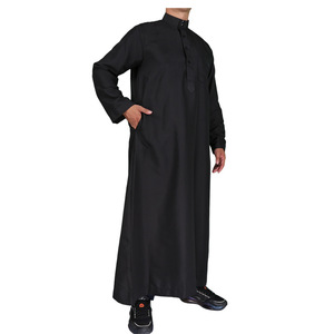 Thobe Jubbah Al Daffah élégant, vêtements musulmans traditionnels, vente en gros, thobe pour homme sur mesure - Product Image 3