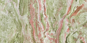 Azulejos de Porcelana de Lujo de Alto Brillo, Efecto Mármol Verde Claro, Rojo y Dorado, Acabado Mate, Precio Competitivo, Imitación Madera - Product Image 2