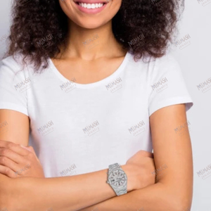 Reloj de diamantes de moissanita de dos tonos, esfera de champán, marcadores de baguette, bisel y pulsera completamente helados, función de fecha para hombres - Product Image 5