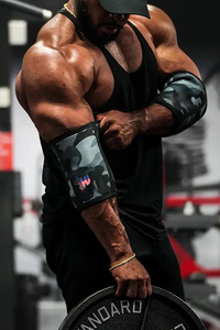 Adjustable Fitness Anime Camo Elbow <b>Sleeve</b> Arm Protection Weightlifting Workout Knee Support <b>Sleeve</b> - Product Image 5