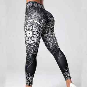 Leggings de Yoga Transpirables de Cintura Alta para Mujer, Leggings de Fitness Sublimados Personalizados de Alta Calidad - Product Image 5