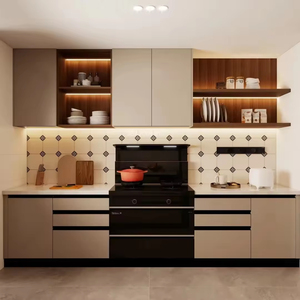 خزائن مطبخ من سي بي إم مارت، خزائن مطبخ كبيرة السعة مع أرفف، خزائن مطبخ قابلة للتخصيص، رف تخزين - Product Image 5