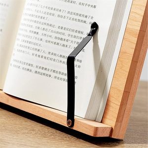 Support de livre en bois minimaliste personnalisé, support de lecture réglable pour bureau, support de livre multifonctionnel pour l'étude - Product Image 4