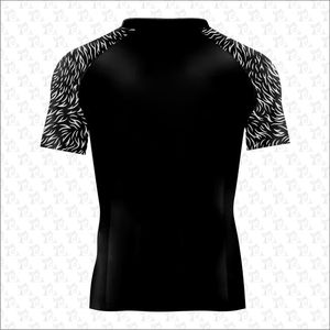 Chemise de compression MMA à manches courtes Rash guards Séchage rapide impression par sublimation personnalisée Workout Gym Fitness débardeurs personnalisés - Product Image 3