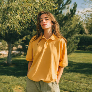 Suéter de Punto Extra Grande para Mujer, Cuello Camisero, Hombros Caídos, Lavado Ácido, Transpirable, Ecológico, Corte Holgado - Product Image 5