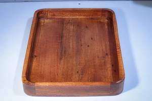 Bandeja DE SERVICIO DE MADERA personalizada más vendida con asas Falak hecho a mano de calidad superior Producto más buscado de exportación mundial - Product Image 4