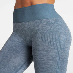 Leggings de gymnastique en polyester taille haute pour femmes haut tendance impression sans couture Fitness Yoga pantalon respirant tricoté Yoga de haute qualité - Product Image 5