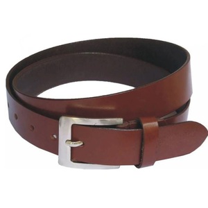 Cinturón de cuero clásico para hombre para oficina, fiesta y viaje, piel de vaca resistente al agua con acero para hebilla, 4 opciones de tamaño disponibles - Product Image 5