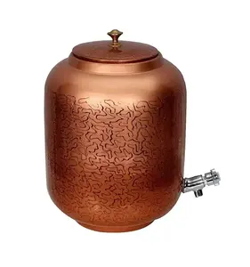 Wholesale Supply Hammered Copper Water Dispenser Container Pot with 100% Pure Copper for Worldwide Supply