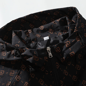 Blouson Bomber Décontracté en Toile pour Homme, Col Montant, Service OEM Logo Personnalisé, Vente en Gros, Grandes Tailles, à Capuche, Écologique et Respirant - Product Image 4