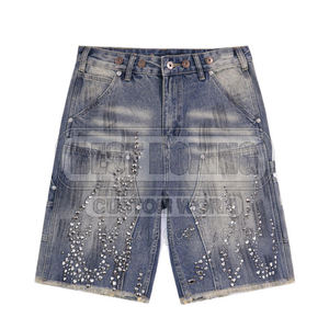 Meilleur prix Nouveau style Hommes Shorts en strass Prix raisonnable Shorts en strass Meilleure qualité Shorts en strass - Product Image 1