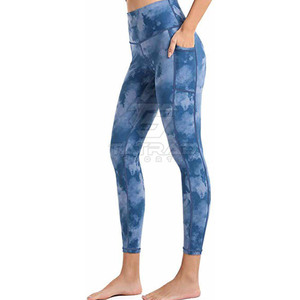 Leggings de Yoga Transpirables de Alta Calidad para Mujer, con Cintura Elástica, Diseño Sólido, Hechos de Spandex/Poliéster, Hechos en Pakistán - Product Image 4
