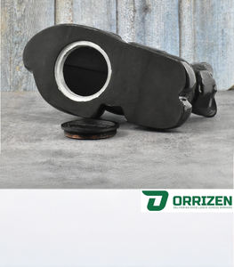 Grande urne funéraire en verre moderne pour adultes Urne funéraire en métal faite à la main pour cendres humaines - Product Image 5