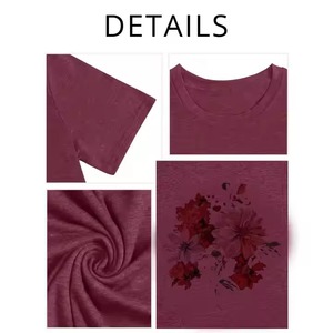 Plus Size <b>Women</b> Clothing T-Shirts Made In Pakistan Short <b>Sleeves</b> Summer Pure Cotton T-Shirts Hot Sale Trending <b>Women</b> T-Shirts - Product Image 4