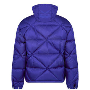 Nouveau style de doudoune à bulles brillantes pour hommes logo personnalisé veste en duvet pour hommes veste à capuche bouffante - Product Image 2