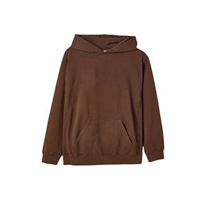 100% algodón poliéster hombres Invierno Polar sudaderas con capucha sólido gota hombro estilo personalizado térmico con capucha Pull-Over - Product Image 3