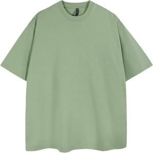 Camiseta de Alta Calidad 100% Algodón, Peso Pesado, Estilo Lujoso, Unisex, con Logotipo Personalizado, Corte Cuadrado, Camiseta Lisa Extra Grande para Hombre - Product Image 3