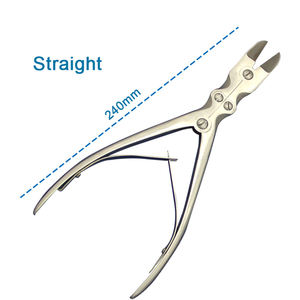 Haute Qualité Orthopédique Double Joint En Acier Inoxydable Rongeurs Manuel Vétérinaire Os Coupe Forceps Conception Droite - Product Image 1