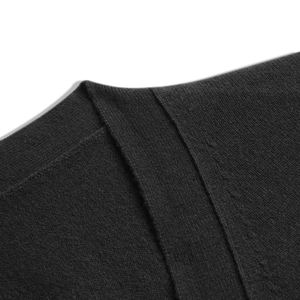 Townkana 100% Wool Elegant Commuter Style V-neck <b>Button</b> <b>Cardigan</b> Jacket Small Heart Unisex Couple Autumn Winter Sweater - Product Image 3