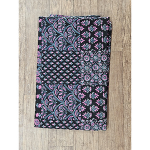Tela de algodón 100% al por mayor con diseño floral único elegante para Chaqueta tipo kimono de verano y bolso de mano - Product Image 1