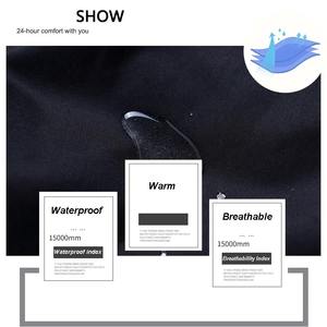 Vente en gros de deux pièces avec fermeture éclair Tenue de ski et vêtements de neige blanche et imperméable pour la saison d'hiver pour hommes et femmes - Product Image 5