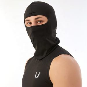 Cagoule intégrale de couleur unie cagoule thermique à capuche extensible respirante légère pour motard expédition sur neige utilisation en extérieur - Product Image 1
