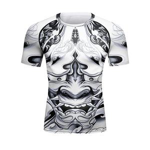 Summer Men Long Sleeve Upf 50 + Sun Compression Shirts Swimsuit Rash Guards Surfing Wetsuit Bodybuilding Sports Workout Tee Tops - Product Image 5