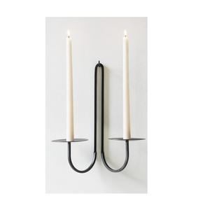 Support de bougie en métal au design moderne, décoration lumineuse, décoration murale, porte-bougie de Noël pour la maison, l'hôtel, le restaurant, montage mural - Product Image 6