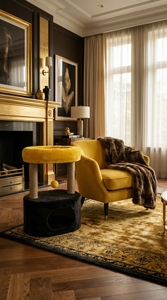 ที่นอนแมวคุณภาพสูง Amistar Feba พร้อมที่ข่วนเล็บแบบนุ่ม สำหรับแมวทุกขนาด - Product Image 2