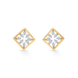 Pendientes de Aro de Oro de 18k para Mujer con Diamantes, Perlas y Circonitas - Joyería de Compromiso Moderna - Product Image 2