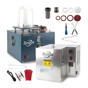 Machine de coulée sous vide Boasta 3 en 1 avec pompe intégrée + four de combustion programmable <span class=keywords><strong>bijoux</strong></span> ensemble d'équipement de coulée de cire perdue - Product Image 1