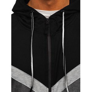 Sudaderas con cremallera para hombre con estilo, ropa informal cómoda con cremallera completa, ropa deportiva bordada, moda informal, sudadera con capucha personalizada Lisa Digital - Product Image 3