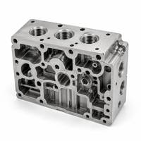 Composants de vanne de contrôle de fluide en aluminium 6061 usinés sur mesure par CNC, pièces métalliques de haute précision, service OEM industriel, différents types