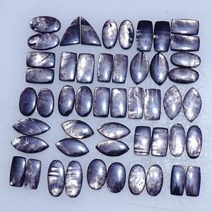 Pierre semi-précieuse naturelle de qualité supérieure, paire d'hyperstène en quartz, disponible en formes et tailles variées pour la fabrication de bijoux - Product Image 2