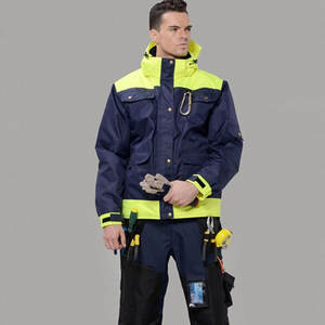 แจ็กเก็ตนิรภัยสะท้อนแสงสองสีพร้อมซิปกันน้ำและซับในสำหรับแจ็กเก็ตเพื่อความปลอดภัยในสภาวะที่ไม่เอื้ออำนวย - Product Image 6